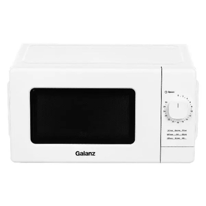 Микроволновая печь Galanz MOS-2008MW, 700 Вт, 20 л, белая - фото 51408535 Микроволновая печь Galanz MOS-2008MW, 700 Вт, 20 л, белая - фото 51408535