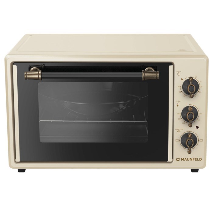 Мини-печь MAUNFELD MMO-373MBG02, 1400 Вт, 37 л, 50-280°С, таймер, бежевая - фото 51409204 Мини-печь MAUNFELD MMO-373MBG02, 1400 Вт, 37 л, 50-280°С, таймер, бежевая - фото 51409204