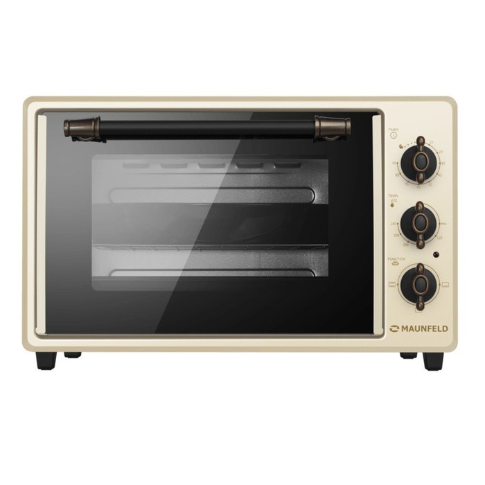 Мини-печь MAUNFELD MMO-373MBG02, 1400 Вт, 37 л, 50-280°С, таймер, бежевая - фото 51409205 Мини-печь MAUNFELD MMO-373MBG02, 1400 Вт, 37 л, 50-280°С, таймер, бежевая - фото 51409205