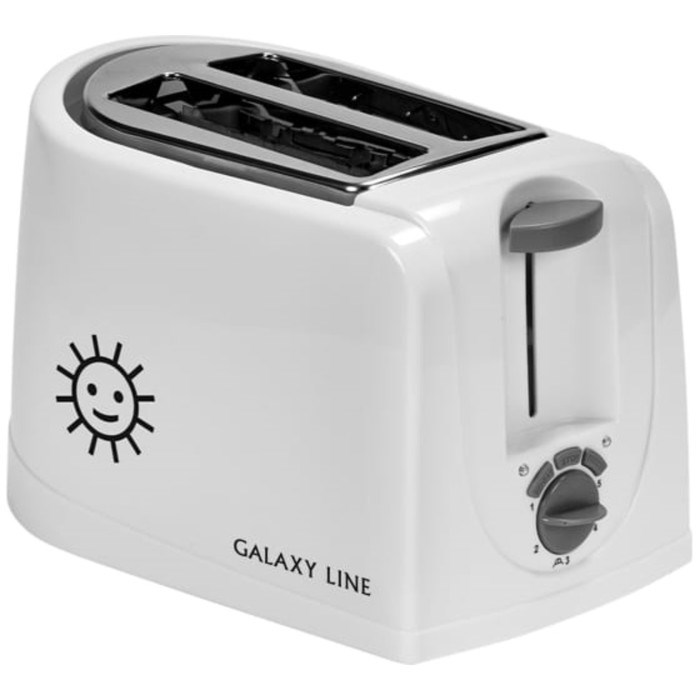 Тостер Galaxy 2900, 850 Вт, 5 режимов прожарки, 2 тоста, белый - фото 51409525 Тостер Galaxy 2900, 850 Вт, 5 режимов прожарки, 2 тоста, белый - фото 51409525