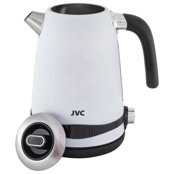 Чайники jvc JK-KE1730, металл, 1.7 л, 2200 Вт, белый - фото 51409557 Чайники jvc JK-KE1730, металл, 1.7 л, 2200 Вт, белый - фото 51409557