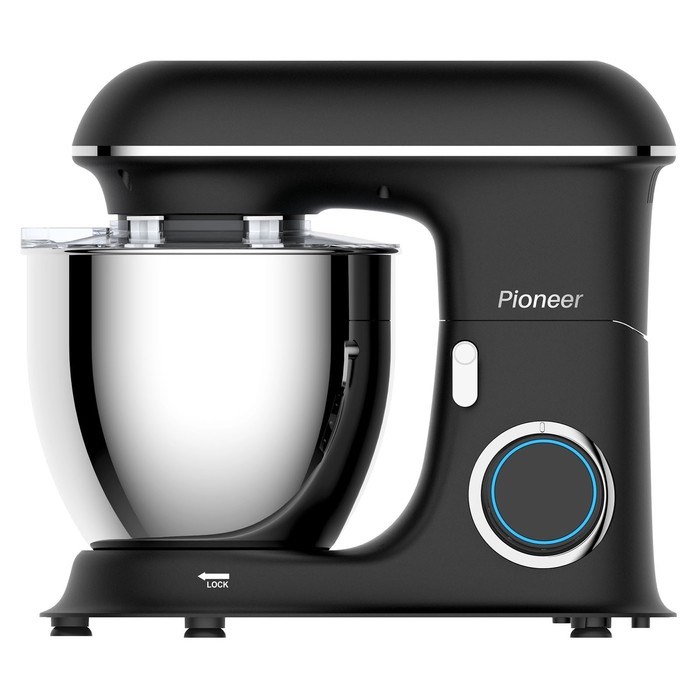 Миксер планетарный Pioneer MX328, 1400 Вт, 6.5 л, 6 скоростей, чёрный - фото 51409655 Миксер планетарный Pioneer MX328, 1400 Вт, 6.5 л, 6 скоростей, чёрный - фото 51409655