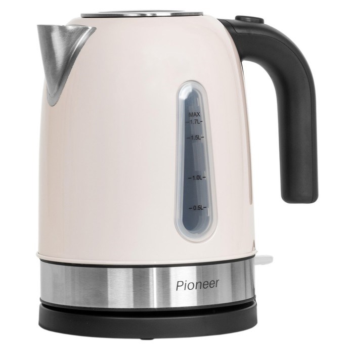 Чайники Pioneer KE556M ivory, металл, 1.7 л, 2200 Вт, бежевый - фото 51409690 Чайники Pioneer KE556M ivory, металл, 1.7 л, 2200 Вт, бежевый - фото 51409690