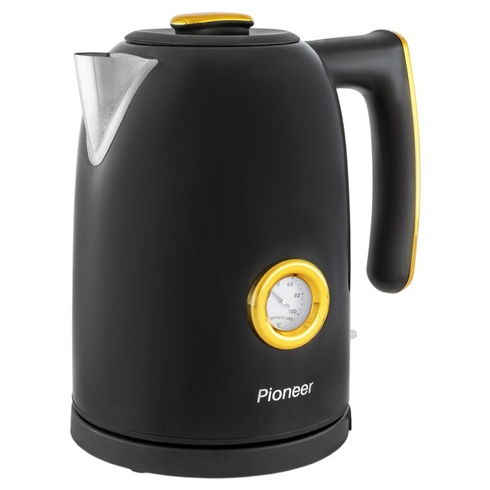 Чайники Pioneer KE560M, металл, 1.7 л, 2200 Вт, чёрный - фото 51409696 Чайники Pioneer KE560M, металл, 1.7 л, 2200 Вт, чёрный - фото 51409696