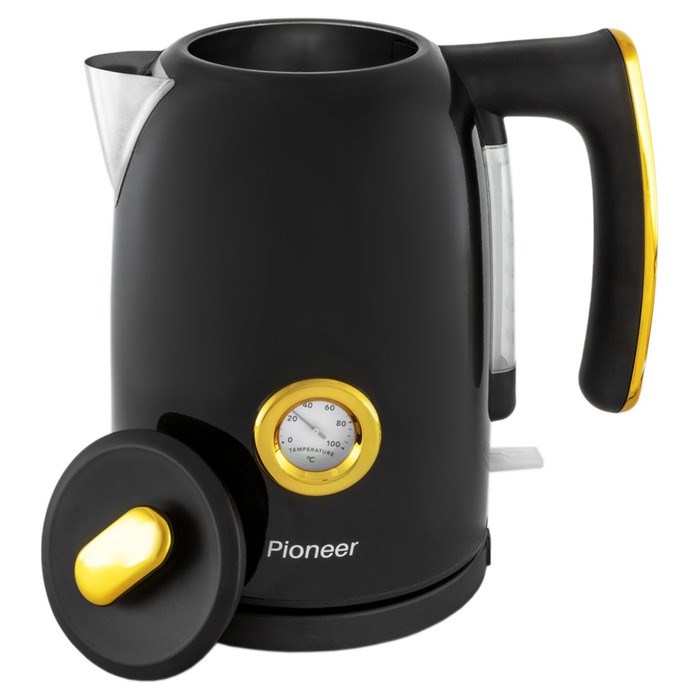 Чайники Pioneer KE560M, металл, 1.7 л, 2200 Вт, чёрный - фото 51409697 Чайники Pioneer KE560M, металл, 1.7 л, 2200 Вт, чёрный - фото 51409697