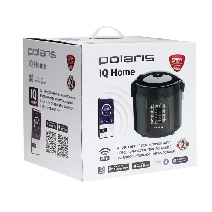 Мультиварка Polaris PMC 0521, 750 Вт, 5 л, 15 программ, чёрная - фото 51409923 Мультиварка Polaris PMC 0521, 750 Вт, 5 л, 15 программ, чёрная - фото 51409923
