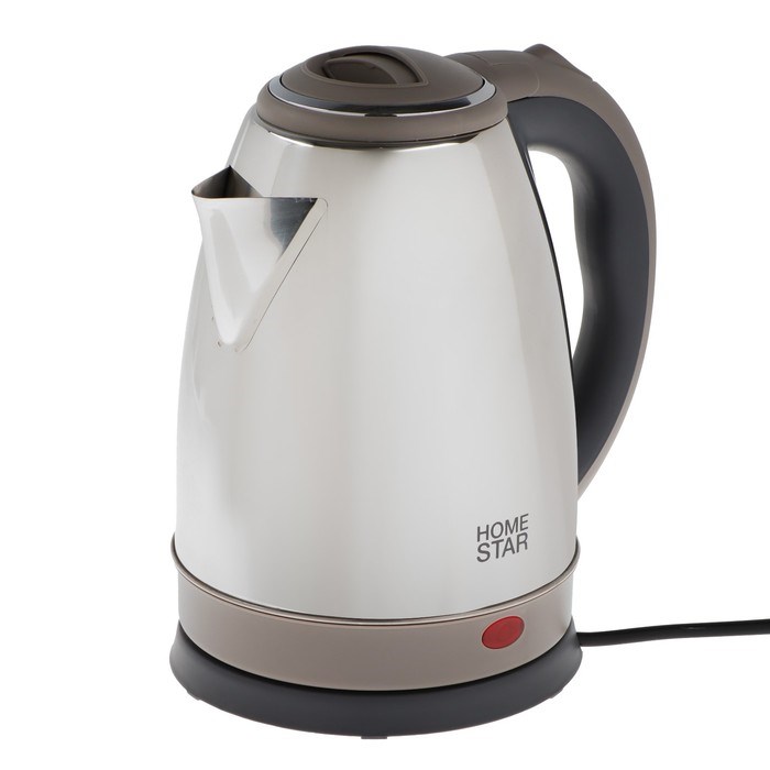 Чайник электрический Homestar HS-1028, металл, 1.8 л, 1500 Вт, бежево-серебристый - фото 51410494 Чайник электрический Homestar HS-1028, металл, 1.8 л, 1500 Вт, бежево-серебристый - фото 51410494