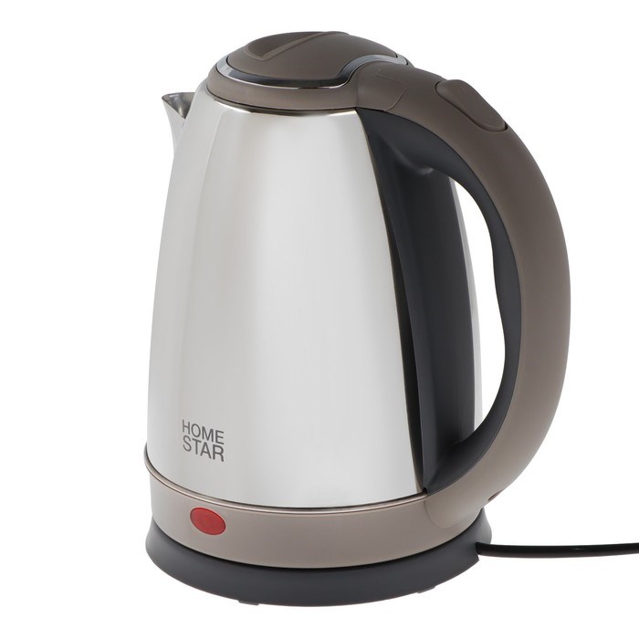 Чайник электрический Homestar HS-1028, металл, 1.8 л, 1500 Вт, бежево-серебристый - фото 51410495 Чайник электрический Homestar HS-1028, металл, 1.8 л, 1500 Вт, бежево-серебристый - фото 51410495