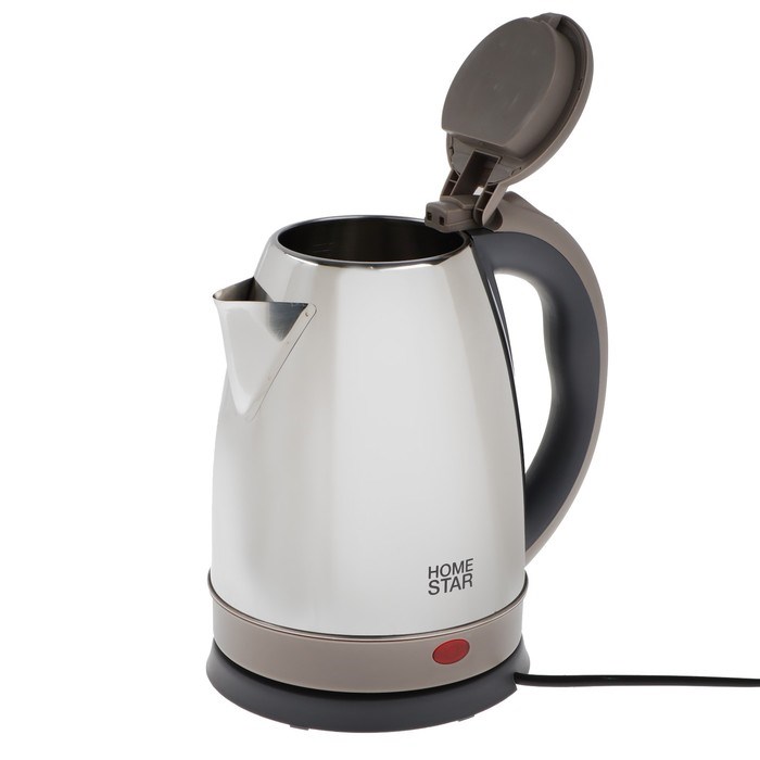 Чайник электрический Homestar HS-1028, металл, 1.8 л, 1500 Вт, бежево-серебристый - фото 51410499 Чайник электрический Homestar HS-1028, металл, 1.8 л, 1500 Вт, бежево-серебристый - фото 51410499