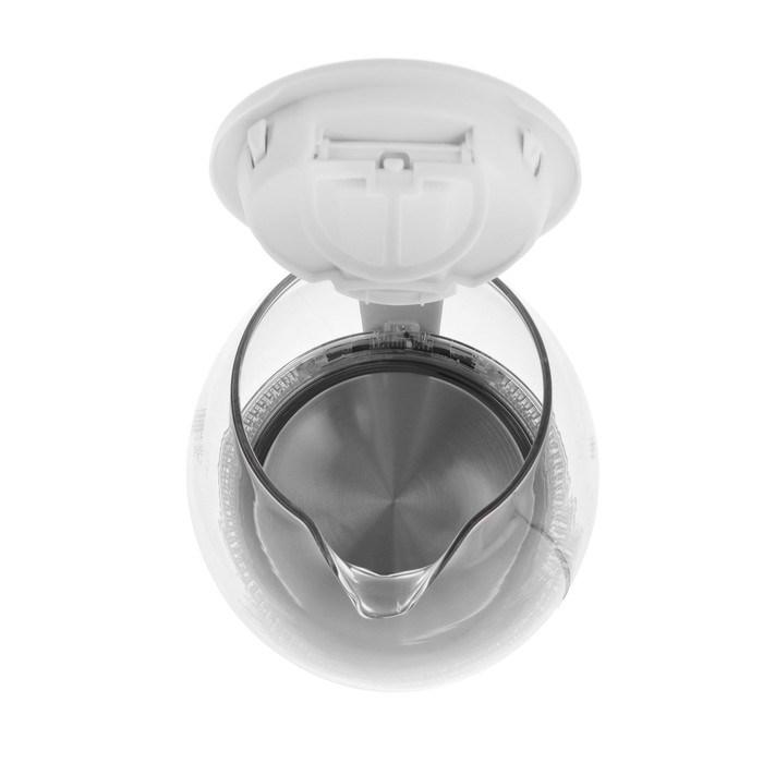Чайник электрический Homestar HS-1012, стекло, 1.7 л, 2200 Вт, белый - фото 51410506 Чайник электрический Homestar HS-1012, стекло, 1.7 л, 2200 Вт, белый - фото 51410506
