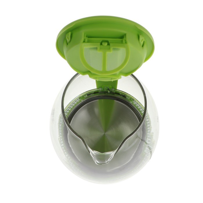 Чайник электрический Homestar HS-1012, стекло, 1.7 л, 2200 Вт, зеленый - фото 51410515 Чайник электрический Homestar HS-1012, стекло, 1.7 л, 2200 Вт, зеленый - фото 51410515