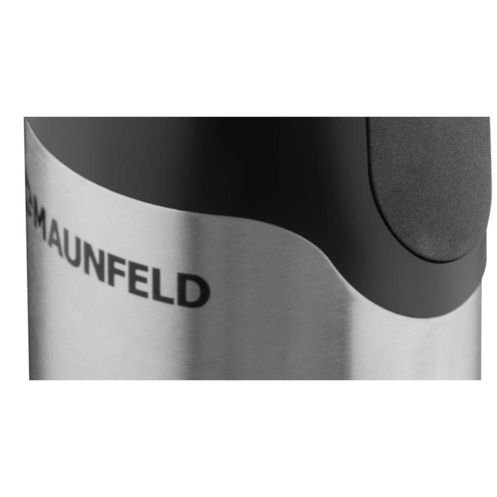 Блендер MAUNFELD MF-123SB PRO, погружной, 1000 Вт, 0.8 л, 4 скорости, 7 насадок, чёрный - фото 51410563 Блендер MAUNFELD MF-123SB PRO, погружной, 1000 Вт, 0.8 л, 4 скорости, 7 насадок, чёрный - фото 51410563