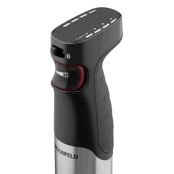 Блендер MAUNFELD MF-123SB PRO, погружной, 1000 Вт, 0.8 л, 4 скорости, 7 насадок, чёрный - фото 51410570 Блендер MAUNFELD MF-123SB PRO, погружной, 1000 Вт, 0.8 л, 4 скорости, 7 насадок, чёрный - фото 51410570