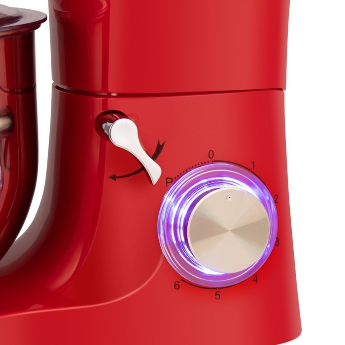 Миксер 3в1 MAUNFELD MF-433CH PRO, 1400 Вт, 5.5 л, 6 скоростей, красный - фото 51410651 Миксер 3в1 MAUNFELD MF-433CH PRO, 1400 Вт, 5.5 л, 6 скоростей, красный - фото 51410651