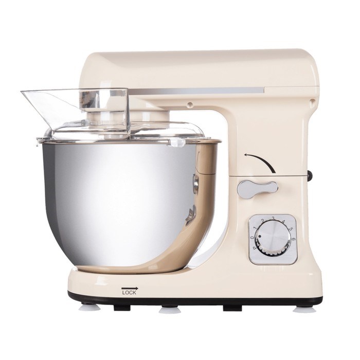 Миксер MAUNFELD MF-431BG, планетарный, 1000 Вт, 5 л, 6 скоростей, бежевый - фото 51410688 Миксер MAUNFELD MF-431BG, планетарный, 1000 Вт, 5 л, 6 скоростей, бежевый - фото 51410688