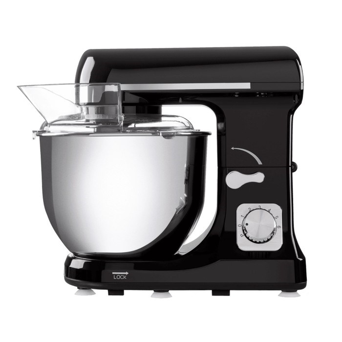 Миксер MAUNFELD MF-431BK, планетарный, 1000 Вт, 5 л, 6 скоростей, чёрный - фото 51410695 Миксер MAUNFELD MF-431BK, планетарный, 1000 Вт, 5 л, 6 скоростей, чёрный - фото 51410695