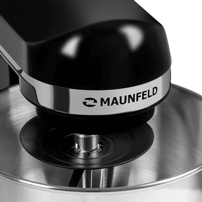 Миксер MAUNFELD MF-431BK, планетарный, 1000 Вт, 5 л, 6 скоростей, чёрный - фото 51410700 Миксер MAUNFELD MF-431BK, планетарный, 1000 Вт, 5 л, 6 скоростей, чёрный - фото 51410700