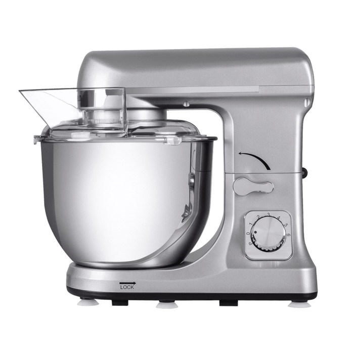 Миксер MAUNFELD MF-431S, 1000 Вт, 5 л, 6 скоростей, серебристый - фото 51410708 Миксер MAUNFELD MF-431S, 1000 Вт, 5 л, 6 скоростей, серебристый - фото 51410708