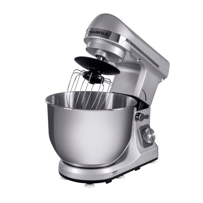 Миксер MAUNFELD MF-431S, 1000 Вт, 5 л, 6 скоростей, серебристый - фото 51410709 Миксер MAUNFELD MF-431S, 1000 Вт, 5 л, 6 скоростей, серебристый - фото 51410709