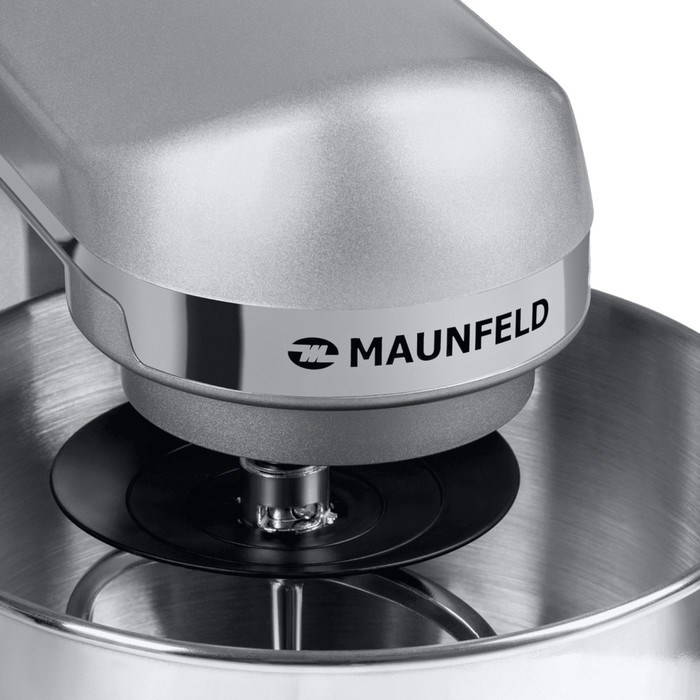 Миксер MAUNFELD MF-431S, 1000 Вт, 5 л, 6 скоростей, серебристый - фото 51410710 Миксер MAUNFELD MF-431S, 1000 Вт, 5 л, 6 скоростей, серебристый - фото 51410710