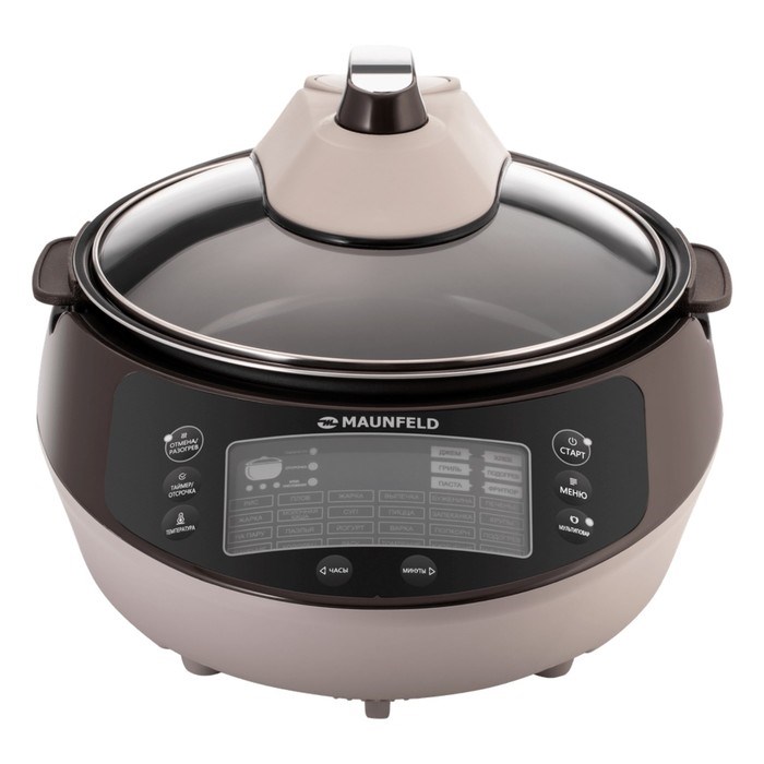 Мультиварка MAUNFELD MF-1621BR, 5 л, 1600 Вт, коричневый - фото 51410726 Мультиварка MAUNFELD MF-1621BR, 5 л, 1600 Вт, коричневый - фото 51410726