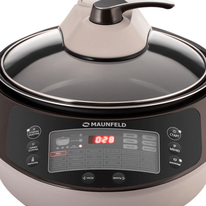Мультиварка MAUNFELD MF-1621BR, 5 л, 1600 Вт, коричневый - фото 51410729 Мультиварка MAUNFELD MF-1621BR, 5 л, 1600 Вт, коричневый - фото 51410729