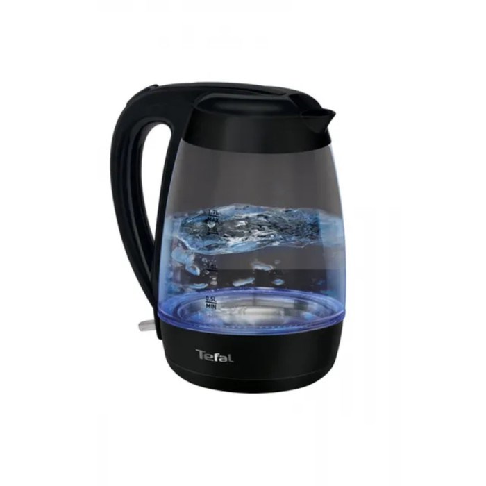 Чайник электрический TEFAL KO450832, стекло, 1.7 л, 2400 Вт, чёрный - фото 51410842 Чайник электрический TEFAL KO450832, стекло, 1.7 л, 2400 Вт, чёрный - фото 51410842