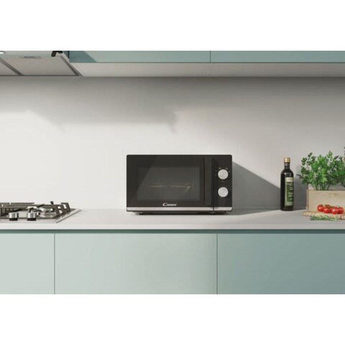 Микроволновая печь Candy Timeless CMG20TNMB-07, 700 Вт, 20 л, 5 режимов, чёрно-серебристая - фото 51411266 Микроволновая печь Candy Timeless CMG20TNMB-07, 700 Вт, 20 л, 5 режимов, чёрно-серебристая - фото 51411266