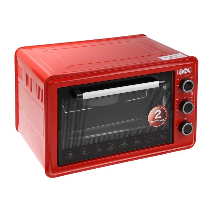 Электродуховка «УЗБИ» AKEL AF-730, 36 л, таймер, красная - фото 51411269 Электродуховка «УЗБИ» AKEL AF-730, 36 л, таймер, красная - фото 51411269