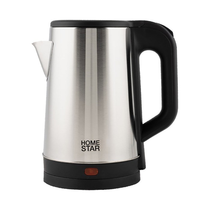 Чайник электрический Homestar HS-1041, металл, 1.8 л, 1500 Вт, серебристо-чёрный - фото 51411510 Чайник электрический Homestar HS-1041, металл, 1.8 л, 1500 Вт, серебристо-чёрный - фото 51411510