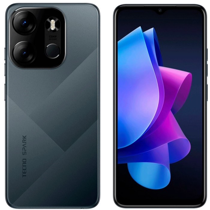 Смартфон Tecno Spark Go 2023, 6.6", 4Гб, 64Гб, 13Мп, 5Мп, 2sim, 5000мАч, NFC, черный - фото 51411527 Смартфон Tecno Spark Go 2023, 6.6", 4Гб, 64Гб, 13Мп, 5Мп, 2sim, 5000мАч, NFC, черный - фото 51411527