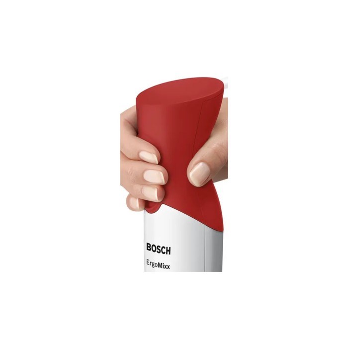 Блендер Bosch MSM64110, погружной, 450 Вт, 0.6 л, 2 скорости, режим «турбо», бело-красный - фото 51411624 Блендер Bosch MSM64110, погружной, 450 Вт, 0.6 л, 2 скорости, режим «турбо», бело-красный - фото 51411624