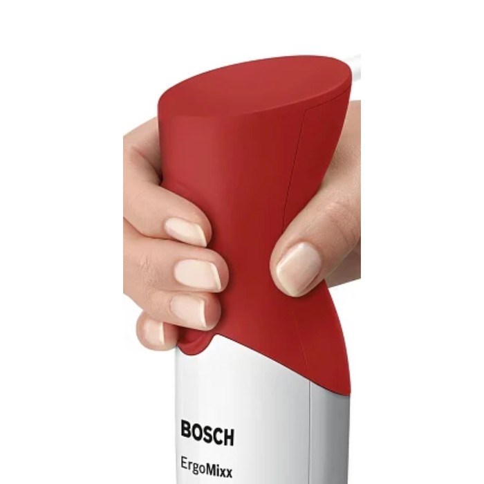 Блендер Bosch MSM64120, погружной, 450 Вт, 0.6 л, 2 скорости, режим "турбо", бело-красный - фото 51411630 Блендер Bosch MSM64120, погружной, 450 Вт, 0.6 л, 2 скорости, режим "турбо", бело-красный - фото 51411630