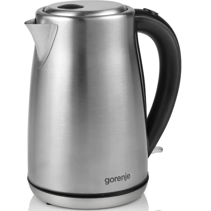 Чайник электрический Gorenje K17S, металл, 1.7 л, 2000 Вт, серебристый - фото 51411673 Чайник электрический Gorenje K17S, металл, 1.7 л, 2000 Вт, серебристый - фото 51411673