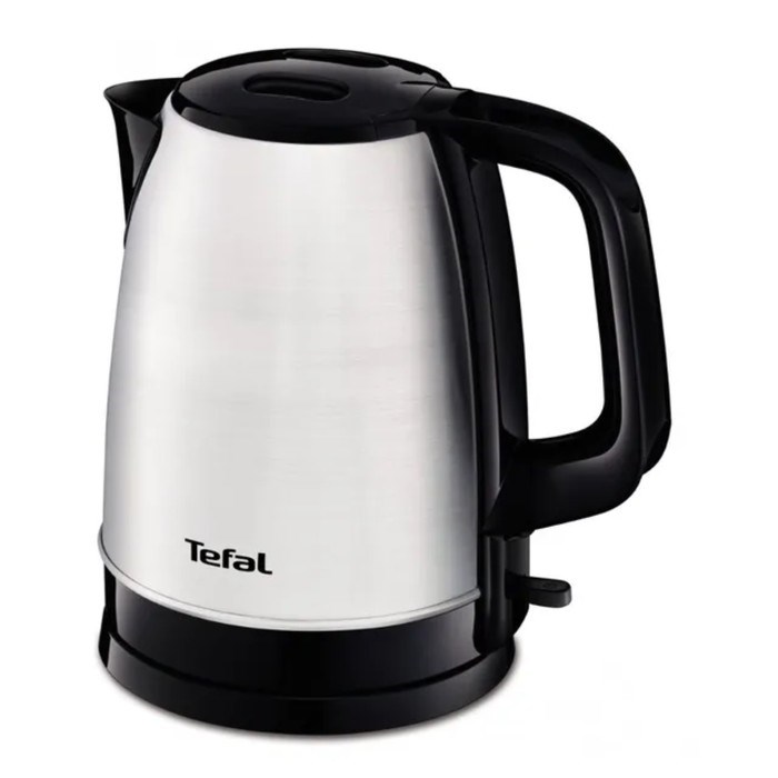 Чайник электрический Tefal KI150D30, металл, 1.7 л, 2400 Вт, серебристо-чёрный - фото 51411689 Чайник электрический Tefal KI150D30, металл, 1.7 л, 2400 Вт, серебристо-чёрный - фото 51411689