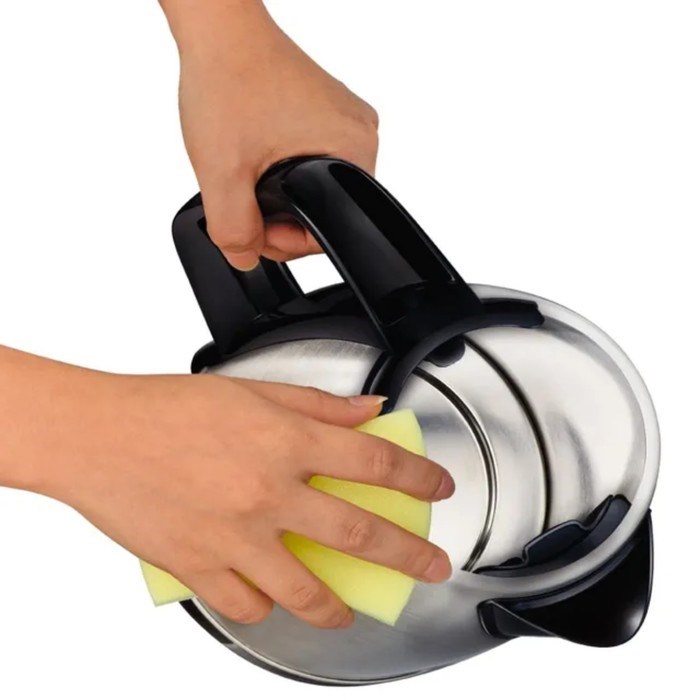 Чайник электрический Tefal KI150D30, металл, 1.7 л, 2400 Вт, серебристо-чёрный - фото 51411693 Чайник электрический Tefal KI150D30, металл, 1.7 л, 2400 Вт, серебристо-чёрный - фото 51411693