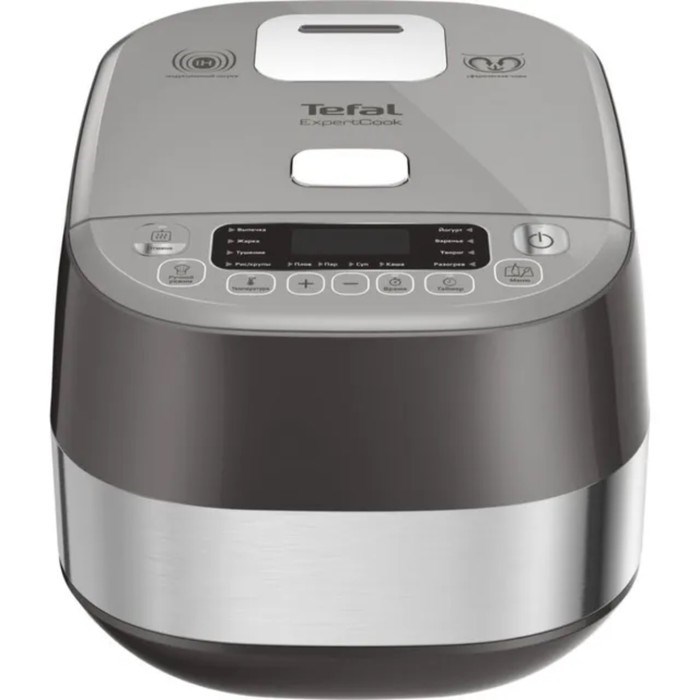 Мультиварка Tefal RK802B32, 1200 Вт, 5 л, 14 программ, антипригарное покрытие, серая - фото 51411703 Мультиварка Tefal RK802B32, 1200 Вт, 5 л, 14 программ, антипригарное покрытие, серая - фото 51411703