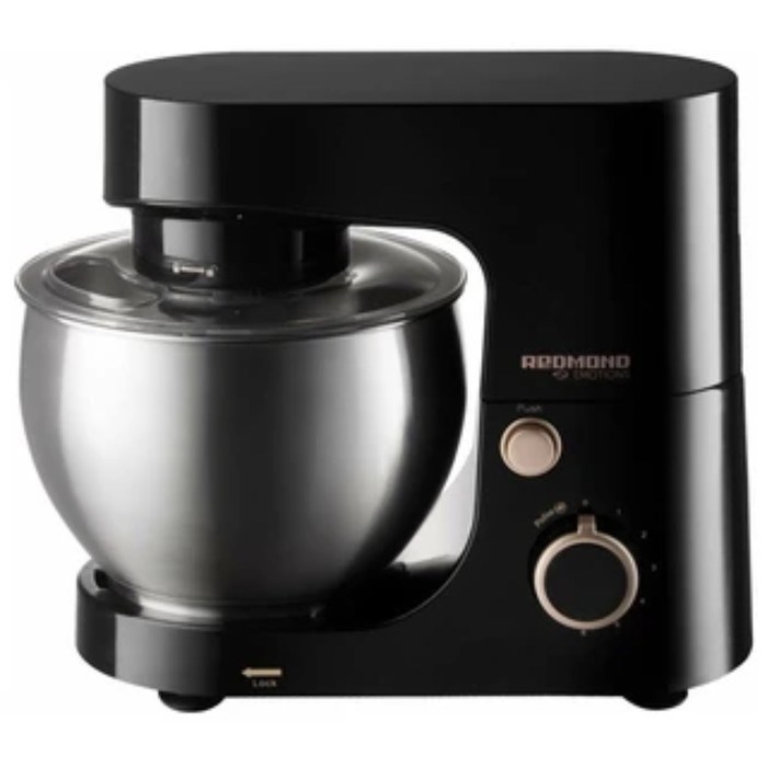 Миксер REDMOND RFM-5370, планетарный, 1100 Вт, 5 л, 6 скоростей, чёрный - фото 51411772 Миксер REDMOND RFM-5370, планетарный, 1100 Вт, 5 л, 6 скоростей, чёрный - фото 51411772