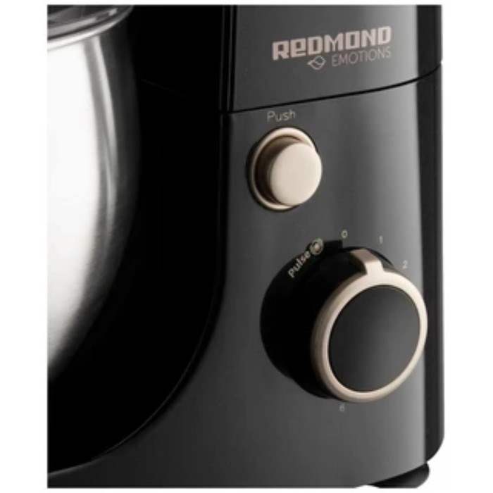 Миксер REDMOND RFM-5370, планетарный, 1100 Вт, 5 л, 6 скоростей, чёрный - фото 51411775 Миксер REDMOND RFM-5370, планетарный, 1100 Вт, 5 л, 6 скоростей, чёрный - фото 51411775