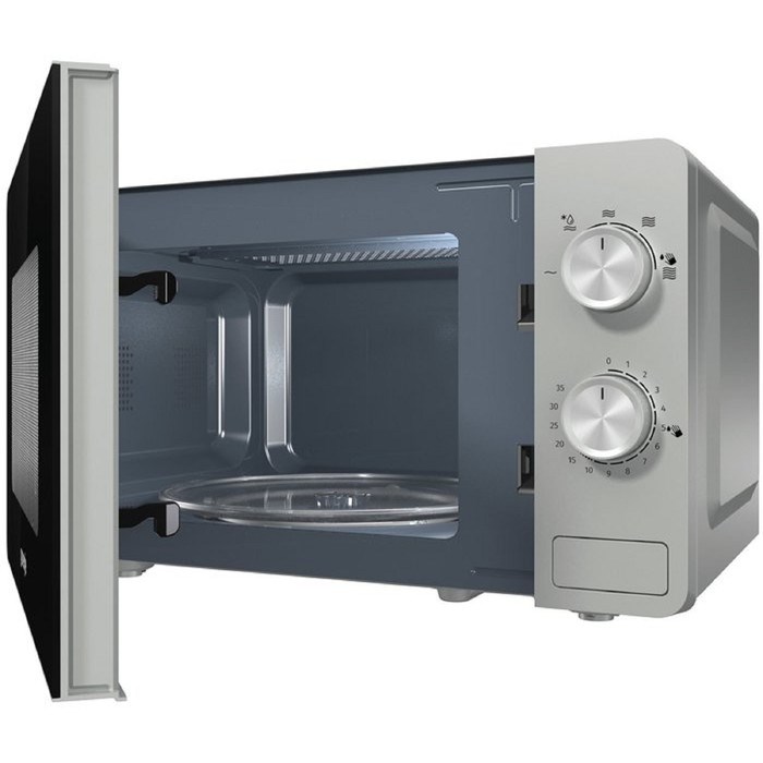 Микроволновая печь Gorenje MO20E1S, 800 Вт, 20 л, 5 режимов, чёрно-серебристая - фото 51411981 Микроволновая печь Gorenje MO20E1S, 800 Вт, 20 л, 5 режимов, чёрно-серебристая - фото 51411981