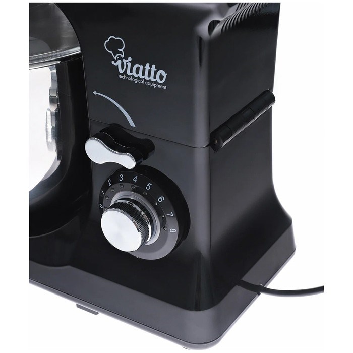 Миксер VIATTO VA-SM7BPRO, планетарный, 1.3 кВт, 7 л, 8 скоростей, чёрный - фото 51412032 Миксер VIATTO VA-SM7BPRO, планетарный, 1.3 кВт, 7 л, 8 скоростей, чёрный - фото 51412032