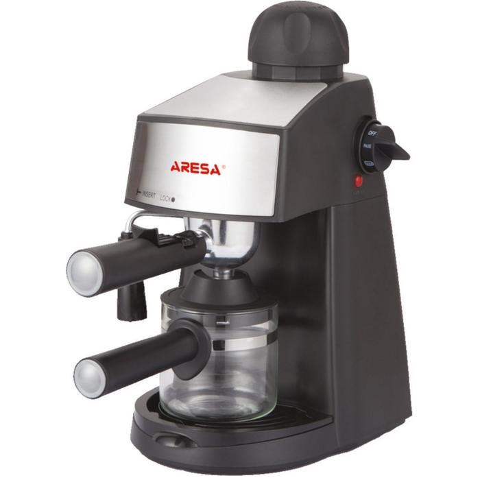 Кофеварка ARESA AR-1601, рожковая, 800 Вт, 0.24 л, чёрная - фото 51412034 Кофеварка ARESA AR-1601, рожковая, 800 Вт, 0.24 л, чёрная - фото 51412034