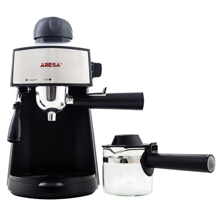 Кофеварка ARESA AR-1601, рожковая, 800 Вт, 0.24 л, чёрная - фото 51412035 Кофеварка ARESA AR-1601, рожковая, 800 Вт, 0.24 л, чёрная - фото 51412035
