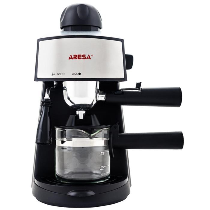 Кофеварка ARESA AR-1601, рожковая, 800 Вт, 0.24 л, чёрная - фото 51412036 Кофеварка ARESA AR-1601, рожковая, 800 Вт, 0.24 л, чёрная - фото 51412036