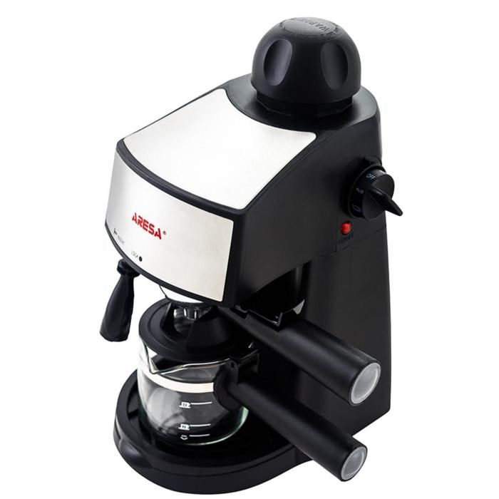 Кофеварка ARESA AR-1601, рожковая, 800 Вт, 0.24 л, чёрная - фото 51412037 Кофеварка ARESA AR-1601, рожковая, 800 Вт, 0.24 л, чёрная - фото 51412037