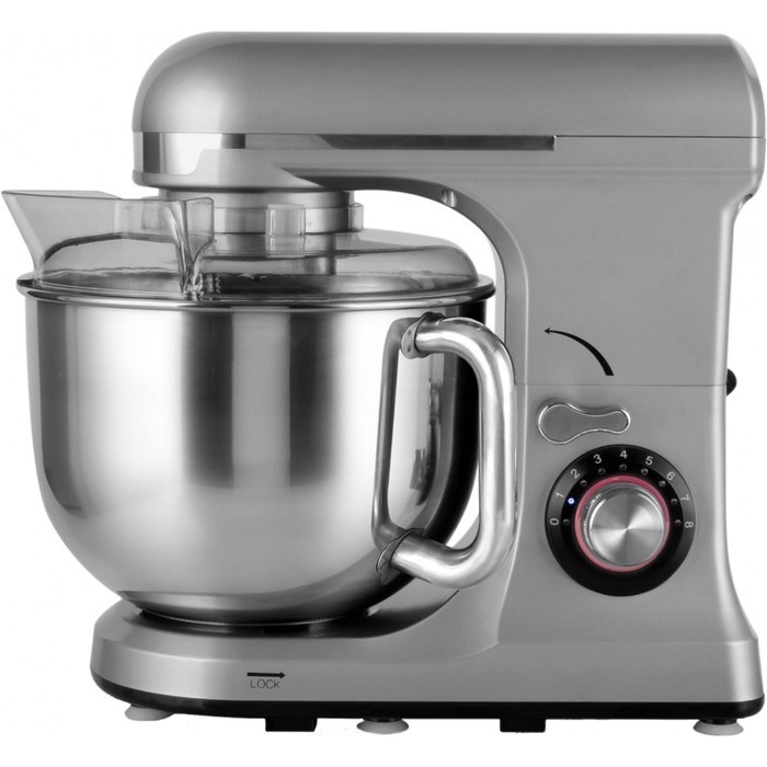 Миксер VIATTO VA-SM7GRPRO, планетарный, 1300 Вт, 7 л, 8 скоростей, серый - фото 51412077 Миксер VIATTO VA-SM7GRPRO, планетарный, 1300 Вт, 7 л, 8 скоростей, серый - фото 51412077