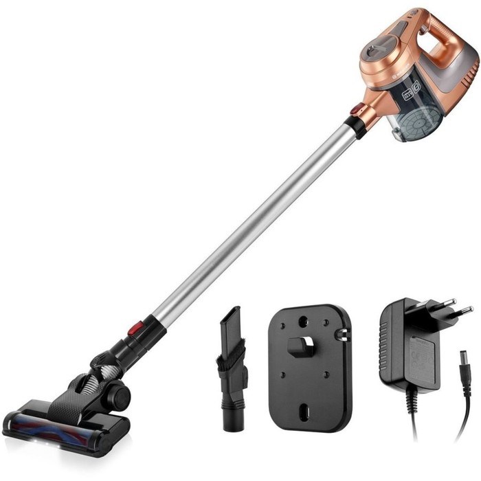 Пылесос BRAYER BR4261, вертикальный, 135/80 Вт, сухая уборка, 1 л, золотистый - фото 51412087 Пылесос BRAYER BR4261, вертикальный, 135/80 Вт, сухая уборка, 1 л, золотистый - фото 51412087