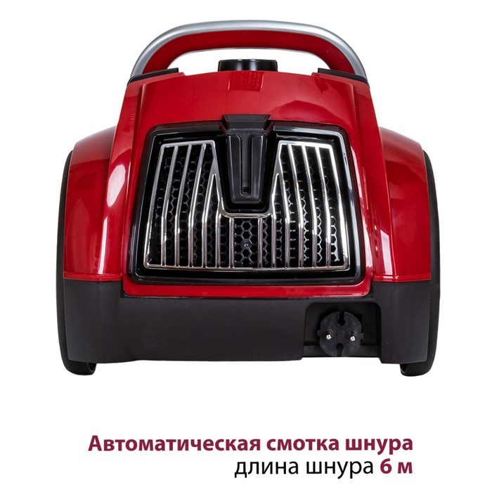 Пылесос Pioneer VC350C, 2100/400 Вт, сухая уборка, 2.5 л, красно-чёрный - фото 51412113 Пылесос Pioneer VC350C, 2100/400 Вт, сухая уборка, 2.5 л, красно-чёрный - фото 51412113