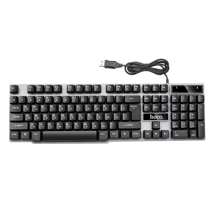 Комплект Клавиатура и Мышь Hoco GM11, проводной, мембранная, 1000 dpi, USB, PC/PS4, 1.5 м - фото 51412246 Комплект Клавиатура и Мышь Hoco GM11, проводной, мембранная, 1000 dpi, USB, PC/PS4, 1.5 м - фото 51412246
