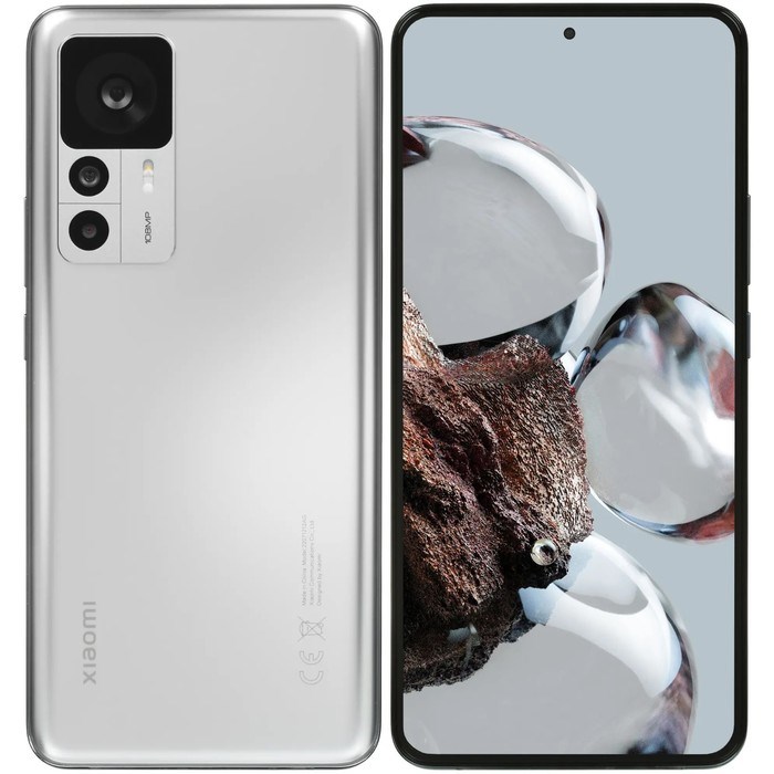 Смартфон Xiaomi 12T RU, 6.67", Amoled, 8 Гб, 256 Гб, 108 Мп, 20Мп, 5000мАч, NFC, серебристый - фото 51412305 Смартфон Xiaomi 12T RU, 6.67", Amoled, 8 Гб, 256 Гб, 108 Мп, 20Мп, 5000мАч, NFC, серебристый - фото 51412305